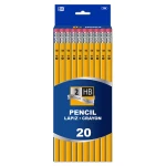 Bazic Yellow Pencil (20/Pack) - Bazic