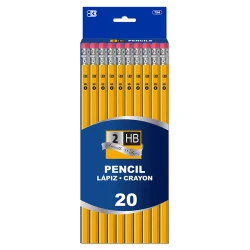 Bazic Yellow Pencil (20/Pack)