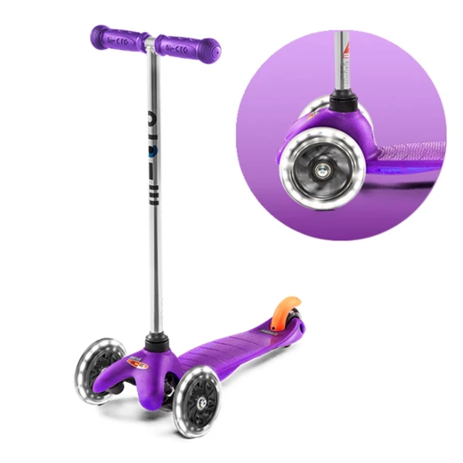 Mini Micro Classic Led Scooter, Purple Mini Micro Classic Led Scooter, Purple