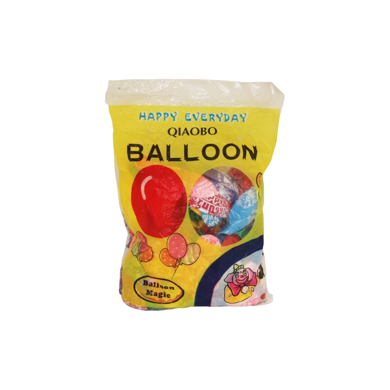 Happy Birthday Balloon Bag 100 Balloons , Colorful