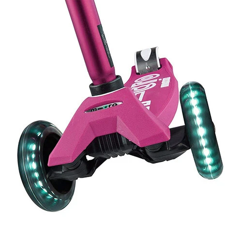 Mini Micro Deluxe LED Scooter, Pink - Micro - Image 3