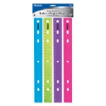 Bazic Jeweltones Color Ruler, Assorted Colors,30Cm - Bazic