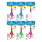 Bazic Pointed Tip School Scissors, Assorted Colors - Bazic