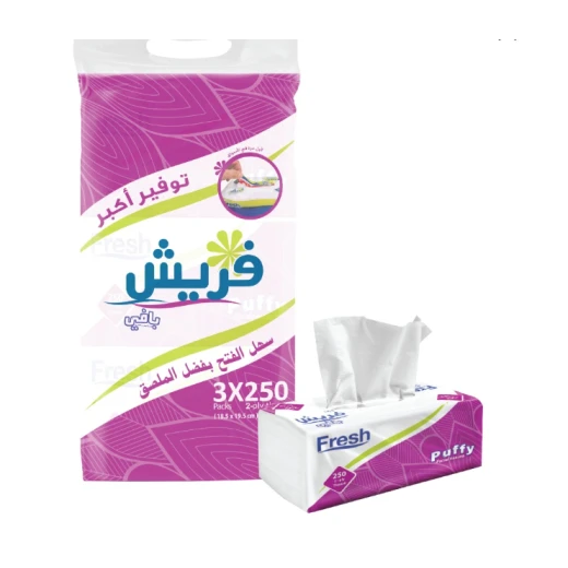 Fresh Buffy Tissues 250*3 Double Tissue Fresh Buffy Tissues 250*3 Double Tissue
