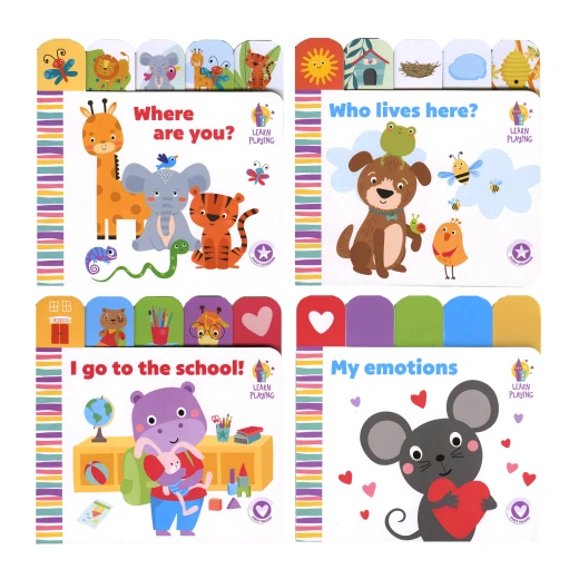 Bazic Learn & Play Board Book, 1 Pack - Bazic - Image 2