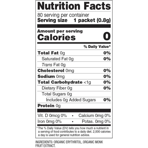 Sweetleaf® Monk Fruit, 80 Packets - SweetLeaf - Image 2