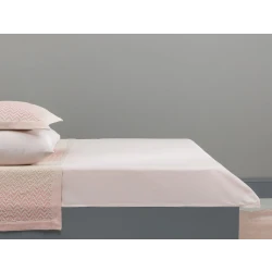Madame Coco Dorothy Double Ranforce Sheet - Stone
