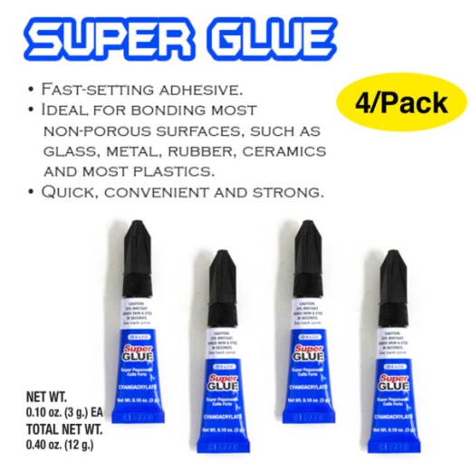 Bazic Super Glue,3g  (4/Pack) - Bazic - Image 3