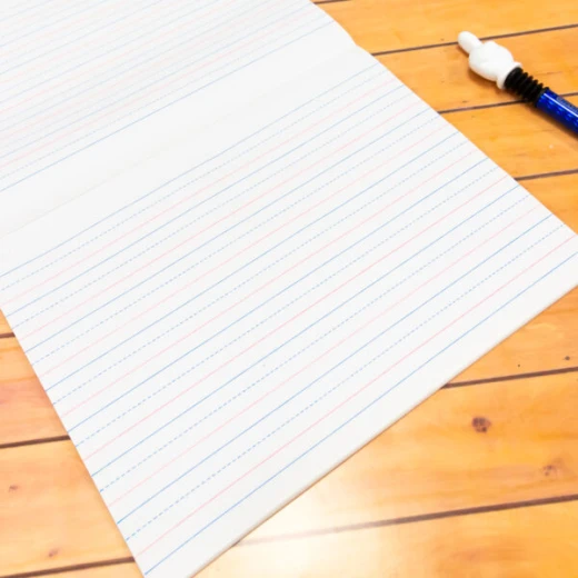 Bazic Cursive Writing Pad, 26.7 X 20.3 cm, 50 Sheets - Bazic - Image 3