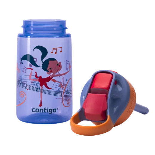 Contigo Autoseal Kids Gizmo Flip  420 ml, Wink With Dancers Pink - Contigo - Image 7