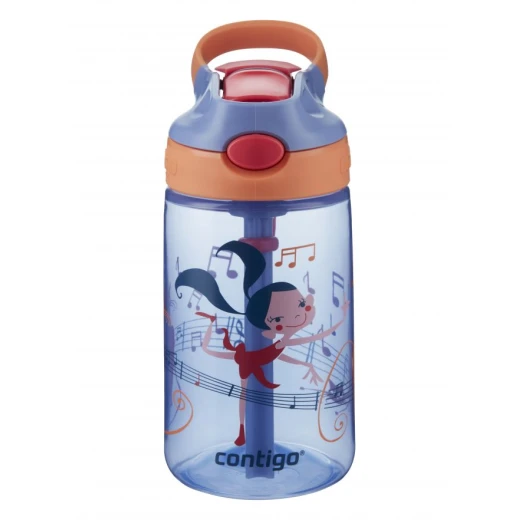 Contigo Autoseal Kids Gizmo Flip  420 ml, Wink With Dancers Pink - Contigo - Image 3