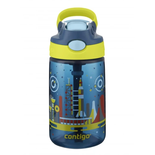 Contigo Autoseal Kids Gizmo Flip 420 ml, Nautical Blue With Space - Contigo - Image 3