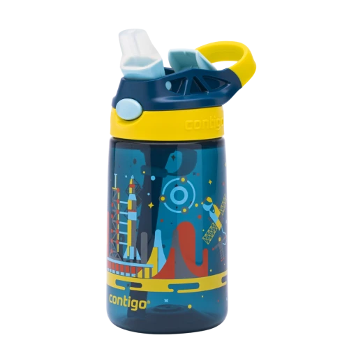 Contigo Autoseal Kids Gizmo Flip 420 ml, Nautical Blue With Space - Contigo - Image 6