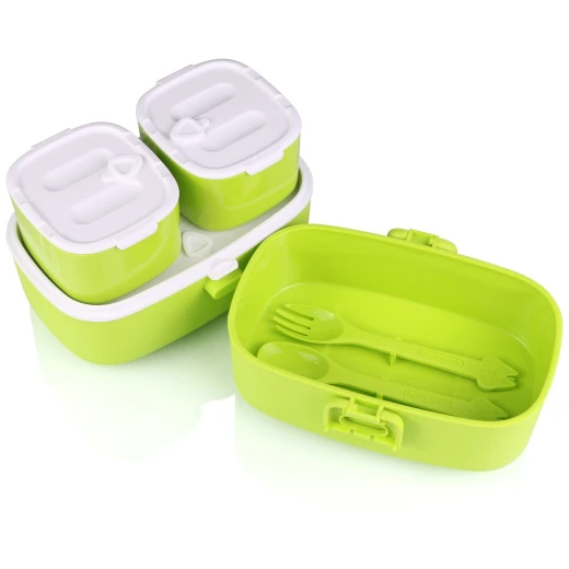 Look Back Lunch Box For Kids, Green Color Look Back Lunch Box For Kids, Green Color