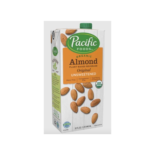Pacific Foods Organic Unsweetend Almond Original 907ml Pacific Foods Organic Unsweetend Almond Original 907ml