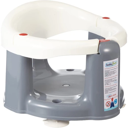 BabyJem Baby Bath & Feeding Seat Anti Slip - Grey - BabyJem - Image 4