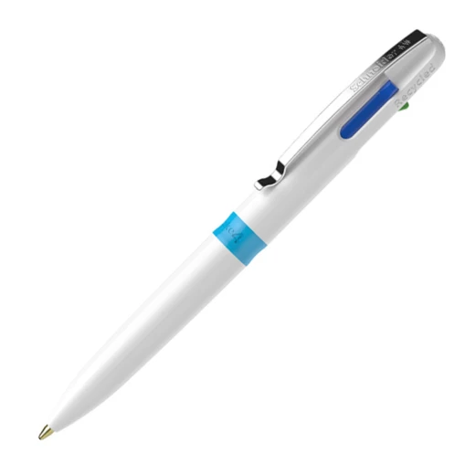 Schneider Four-color Ballpoint Pen - White - M Schneider Four-color Ballpoint Pen - White - M