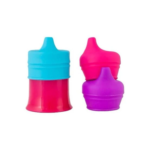 Boon - Snug Spout With Cup - Blue/Red/Purple - Boon - Image 8