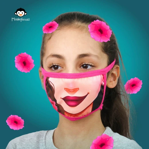 قناع وجه للأطفال, بشخصية أميرة الزهرة من مونكيليشس - مونكيليشوس - Image 3