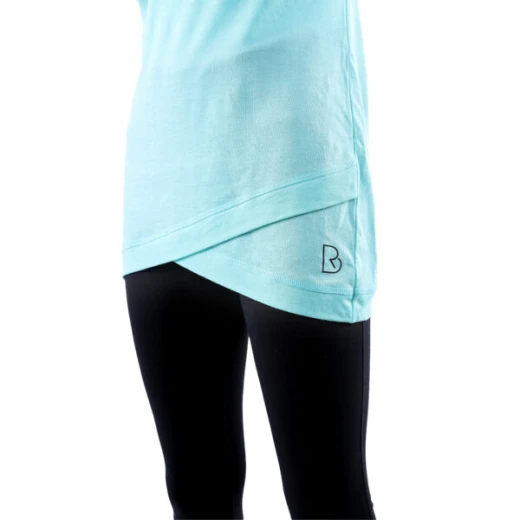 RB Women's Crossover T-Shirt, Medium,  Light Aquamarine - RB - Image 4
