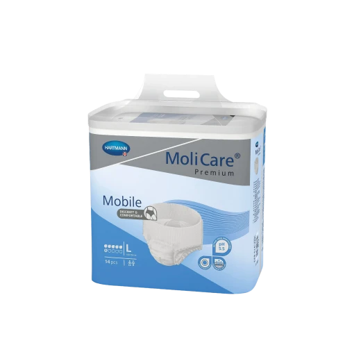 Hartmann Molicare Pants L - Panty Cloth, Blue 20 Pcs Hartmann Molicare Pants L - Panty Cloth, Blue 20 Pcs