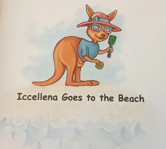 Iccellena Goes to the Beach Children Book - Iccellena's