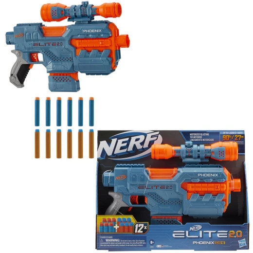 Nerf Elite 2.0 Phoenix CS-6 Motorised Blaster Nerf Elite 2.0 Phoenix CS-6 Motorised Blaster