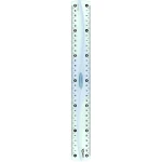 Maped Triple Demethimeter Crystal Ruler 30 cm - Maped