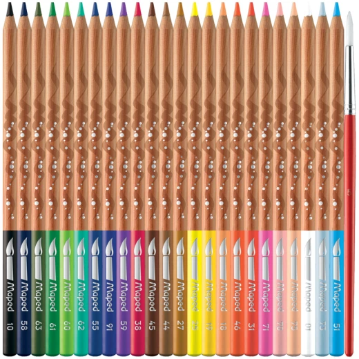 Maped Water Color Pencils Artist Metal, 24 Pencils - Maped - Image 2