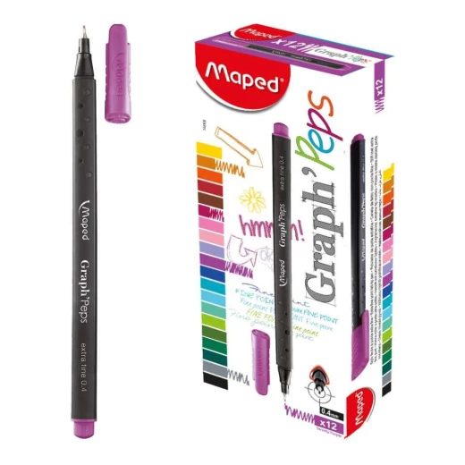 Maped Graph'Peps Fineliner 0.4mm Sweety Purple, 1 Piece Maped Graph'Peps Fineliner 0.4mm Sweety Purple, 1 Piece