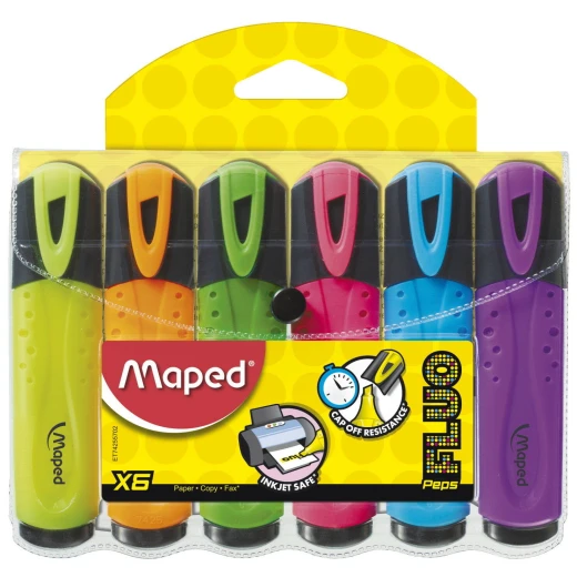 Maped Highlighter Fluo Peps Classic Set Maped Highlighter Fluo Peps Classic Set