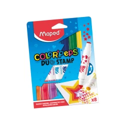 Maped Color Peps Duo Stamp, 8 Pens