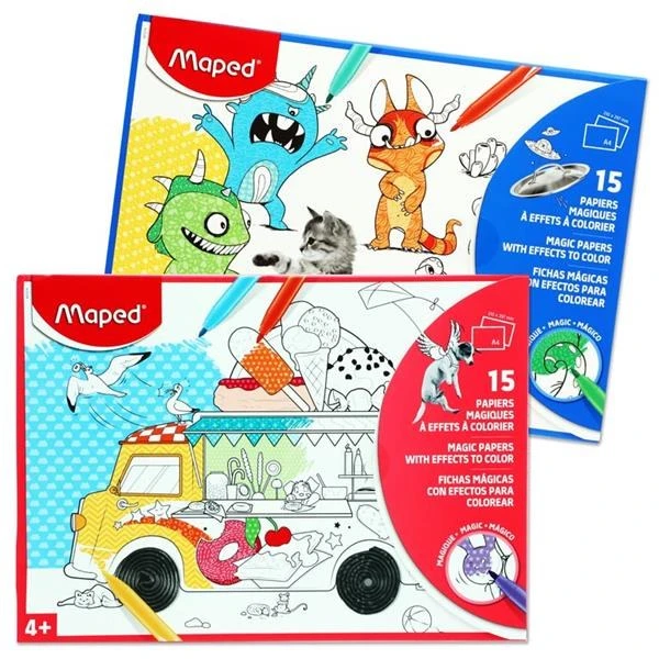 Magic Colouring Sheets 15 A4 Maped - Maped