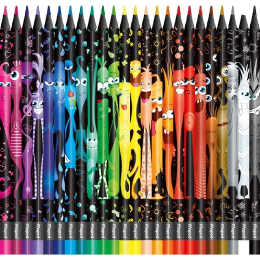 Maped Monster Coloured Pencils 24 Pack - Maped - Image 2