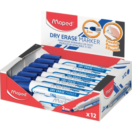 Maped whiteboard marker Marker'Peps Jumbo, Blue, 1 Pcs - Maped - Image 2