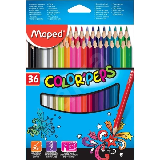 Maped Color Peps 36 Color Pencils Maped Color Peps 36 Color Pencils
