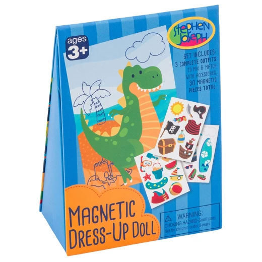 Stephen Joseph Magnetic Dress Up Doll Dino Stephen Joseph Magnetic Dress Up Doll Dino
