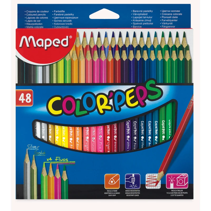 Maped Color Peps 48 Color Pencils - Maped