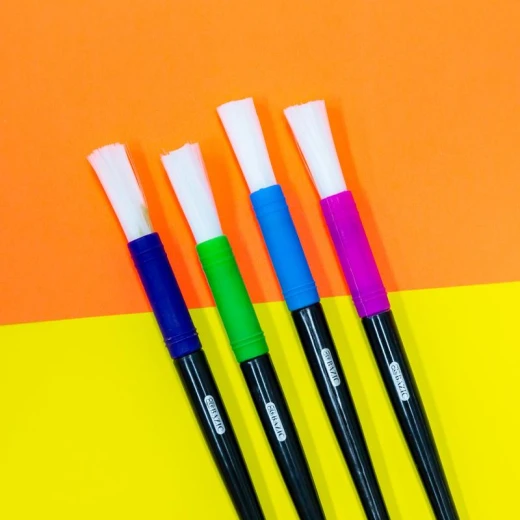 BAZIC Jumbo Kid's Paint Brush Set (4/Pack) - Bazic - Image 2