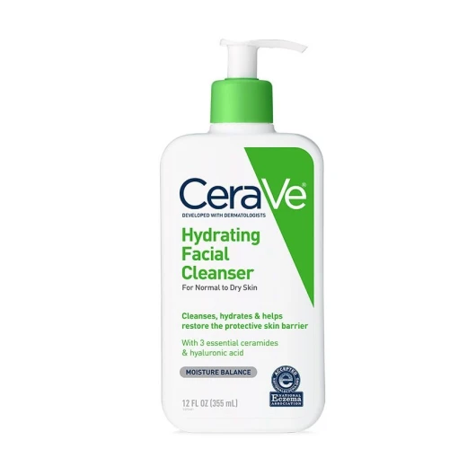 CeraVe Hydrating Facial Cleanser, For Normal To Dry Skin, 355 Ml CeraVe Hydrating Facial Cleanser, For Normal To Dry Skin, 355 Ml