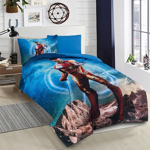 Nova home comforter iron man twin unique 4pcs set - Nova Home
