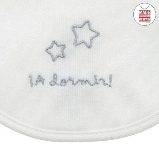 Cambrass Round Bib Velcro A Dormir White 16x19x1 Cm - Cambrass - Image 2