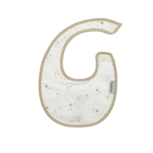 Cambrass Round Bib Velcro Sky Beige/star 16x19x1 Cm Cambrass Round Bib Velcro Sky Beige/star 16x19x1 Cm