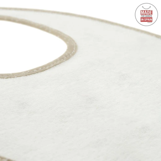 Cambrass Round Bib Velcro Sky Beige/star 16x19x1 Cm - Cambrass - Image 2