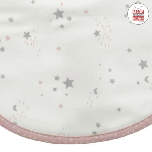 Cambrass Round Bib Velcro Sky Pink 16x19x1 Cm - Cambrass - Image 2