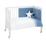 Cambrass Quilt Cover Cot 70 Astra Blue 110x170x3 Cm - 5 Pcs - Cambrass