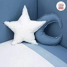 Cambrass Quilt Cover Cot 70 Astra Blue 110x170x3 Cm - 5 Pcs - Cambrass - Image 2
