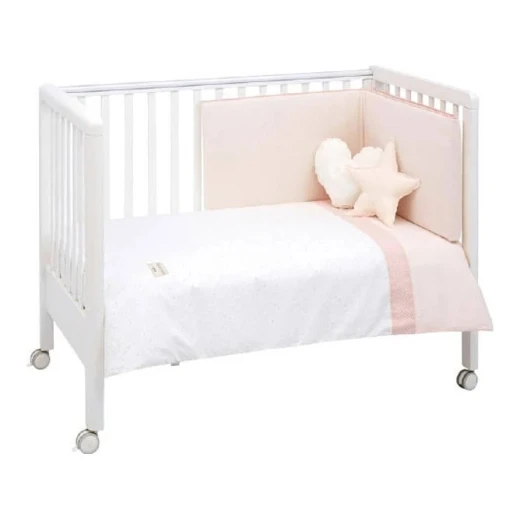 Cambrass Quilt Cover Cot 70 Astra Pink 110x170x3 Cm - 5 Pcs Cambrass Quilt Cover Cot 70 Astra Pink 110x170x3 Cm - 5 Pcs