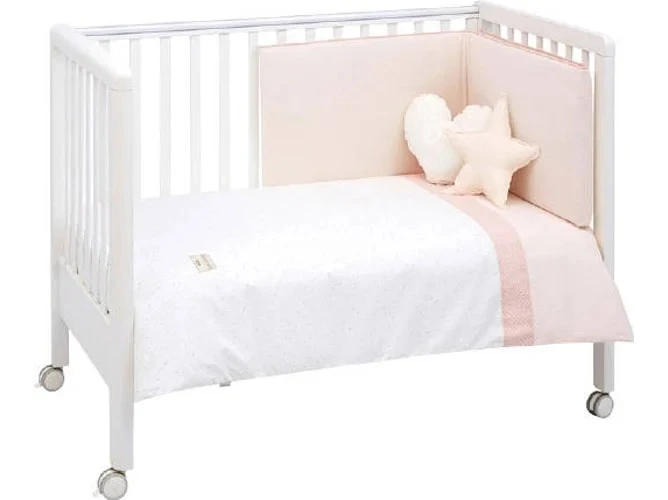 Cambrass Quilt Cover Cot 70 Astra Pink 110x170x3 Cm - 5 Pcs - Cambrass