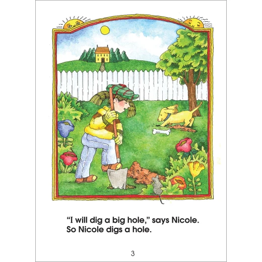 School Zone Nicole Digs a Hole - Level 2 Start to Read Book - School Zone - Image 2